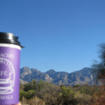 Early morning Crossroads coffee in Arizona